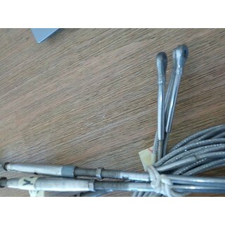 3x 380cm Wantenspanner Wante Vorstag  4mm gepresste Enden