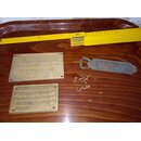 Teak Pfropfen ca.  12mm x 12mm Restbestand unbenutzt wie...