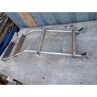 4 Stufen Badeleiter 119cm 37cm Gesamtbreite zum an abhngen Innen 31cm gebraucht.