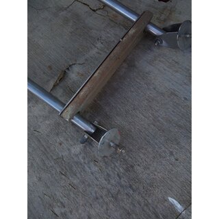 5 Stufen Badeleiter 107cm Gesamtlnge eingeklappt 70 zu 40cm Gesamtbreite Auen an den Stufen 33cm Innen 22,5cm  25mm