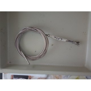 605cm Wante Vorstag incl Wantenspanner  4mm gewalzte Enden durch den Wantenspanner verndert sich die Lnge um ca. +/-5 cm Gebraucht VA
