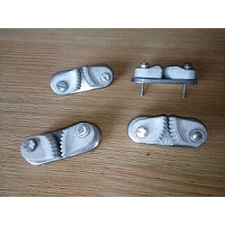 4x HS Klemme gebraucht  80 x 30 mm Lochabstand ca 51mm...