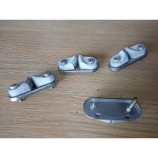 4x HS Klemme gebraucht  80 x 30 mm Lochabstand ca 51mm Tau bis 10 /14mm gebraucht