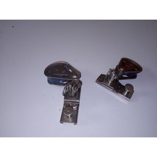 2 x Alu Genuaschienen 25mm breit, lnge 75,5cm, + Endkappen, Genuaschlitten Blcke bis 18mm Leine gebraucht