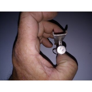 Lmmelbeschlag 7 cm im Profil 22mm breit 8mm stark gebraucht Bolzen  10mm