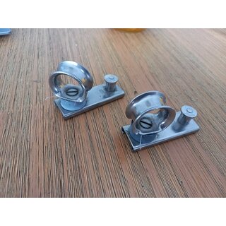 2 x HS Schlitten fr 20mm Alu-Schiene Tau bis  12mm