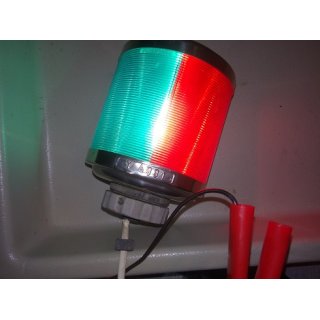 VA Aqua Signal Buglampe Rot Grn DHI BSH Zugelassen Gebraucht okay Leuchtmittel Funktioniert