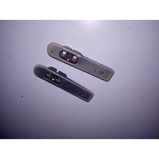 2 x Metal Lippenklampen 110 x 20mm gebraucht