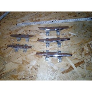 5x Metal Klampe gebraucht 3 x 15cm, 2x 11cm