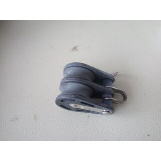 10er HS Doppel Block Tau � 10mm 70mm lang, � Scheiben 33mm gebraucht