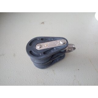 10er HS Doppel Block Tau � 10mm 70mm lang, � Scheiben 33mm gebraucht