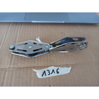 2 x HS  Violin Block mit Bgel Tau bis  8mm 5cm lang gebraucht