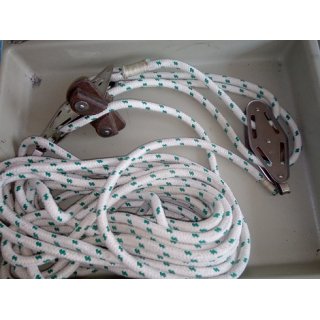 340cm HS Groschot  10mm, 2 x Violinenblock einer incl. Wirbel und Klemme gebraucht