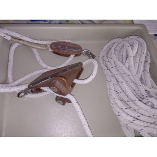 500cm Tufnol Groschot  10mm, 2 x Violinenblock einer incl. Wirbel und Klemme gebraucht