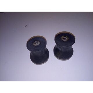 2 x Knarrblock  42mm Taubereich 56mm  Drehrichtung eine links eine rechts Gebraucht