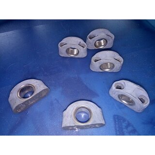 10x VA: 3x Karabinerhaken 12cm lang  10mm  5x Karabinerhaken 8cm lang  8mm  Ankerwirbel Alu 67mm Lang Bolzen  6mm  1x Wirbel