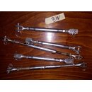 5x VA Wantenspanner M8,V4A gebraucht eckiger Kopf