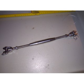 2x M8 26cm V4A Wantenspanner OS DK gebraucht okay