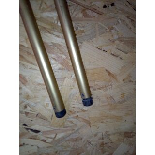 2 x Alu Saling 76cm  25mm komplett Aufnahme ca 7cm x 9,5cm Gebraucht