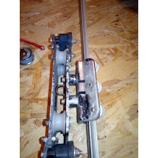 Groschot Traveler Anlage 65cm Unten 22mm breit incl. Schlitten 2Stopper Gebraucht