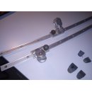 2 x 36cm VA Genuaschiene 19mm Incl Schlitten integrierter...