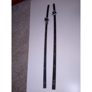 2 x HS Genuaschiene 100 cm Alu Traveller Schiene 20mm Incl Schlitten Tau bis  14mm Gebrauchtware wie abgebildet