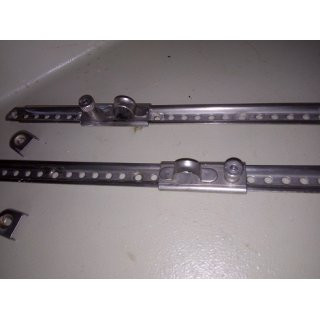 2 x VA 36cm Traveler Schiene 19mm Incl Schlitten Gebraucht wie abgebildet
