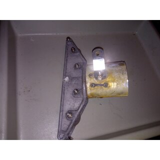 Alu Mastkopf 27,5 cm in der Lnge, fr Mast ca. 55 x 85mm Gebraucht