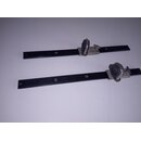2 x Genuaschiene Barton 38cm Kunststoff  24mm breit, Incl...