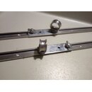 2 x VA 38cm Traveler Schiene plus Endkappen,  Incl...