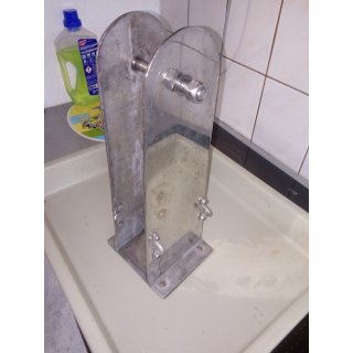 Dehler Varianta VA Mastfu zur Montage auf Deck, Hhe bis Bolzen 30cm, Grundplatte 14,5cm Breite 12cm lnge Gebraucht gebraucht
