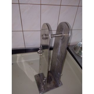 Dehler Varianta VA Mastfu zur Montage auf Deck, Hhe bis Bolzen 30cm, Grundplatte 14,5cm Breite 12cm lnge Gebraucht gebraucht