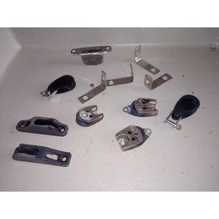 2x Backskisten Verrieglung Messing ca. 32 x 30mm und 22 x 30mm gebraucht
