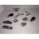 2x Backskisten Verrieglung Messing ca. 32 x 30mm und 22 x...