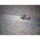 Spinnackerbaumschiene Alu 1200x 52/32mm incl. Schlitten...