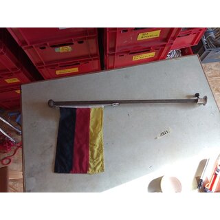 Flagge 20 x 29,5 cm Flaggenstock 70cm 17mm incl. Fu Gebraucht