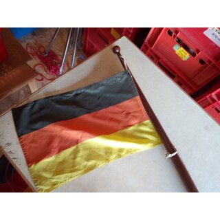 Flagge 31 x 45 cm Flaggenstock 84cm 32mm incl. Fu Gebraucht