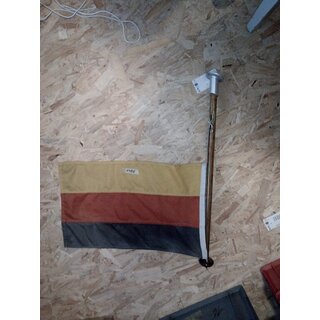 Flagge 38 x 60cm Flaggenstock 67cm  25mm