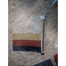 Flagge 38 x 60cm Flaggenstock 67cm  25mm