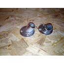 2 x Relings Fu� schr�g � 22mm Grundplatte 65mm  Gebraucht