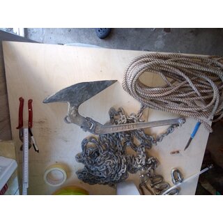 Plattanker verzinkt 57 x 45cm ca. 5,1Kg gebraucht