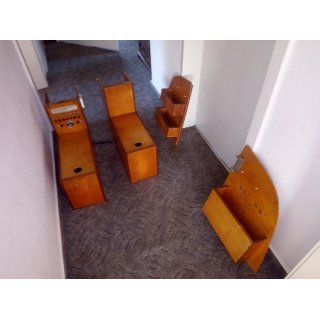Varianta K4 2x Mittelschrank 2 x Rckwand zum Heck gebraucht