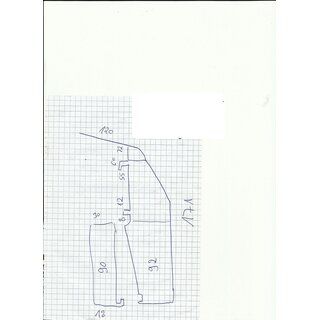 Ruderanlage mit Steven Umbauprojekt Festkieler fr Bastler Pinne ca 120 cm 171cm Hoch