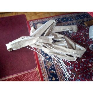 Rollfockkleid 1110cm x 43cm Stoff beige, Reiverschluss ist heile gebraucht zustand 2