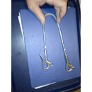 2x M6 Pelikanhaken Edelstahl aufhewalzte Gewinde...