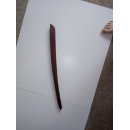 Leicht gebogene Pinne Hochwertiges Bootsholz 75cm...