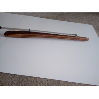 Leicht gebogene Pinne Hochwertiges Bootsholz 78,5cm Gesamtlnge, ca. 4cm breit, 4,5cm hoch, die Pinne ist mit D1 Grundiert gebraucht.