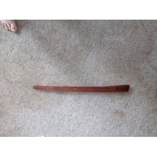 Pinne Hochwertiges Bootsholz 83cm Gesamtlnge, ca. 2,7cm breit, 6cm hoch, die Pinne ist mit D1 Grundiert gebraucht.