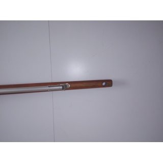 Pinne Hochwertiges Bootsholz 100cm Gesamtlnge, ca. 4,5cm breit, 4,5cm hoch, die Pinne ist mit D1 Grundiert gebraucht.