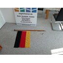 Flagge 50 x 70cm Flaggenstock 126cm Fu innen 25mm...